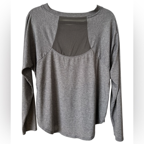 ATHLETA Gray Long Sleeve Top size M - Picture 4 of 4